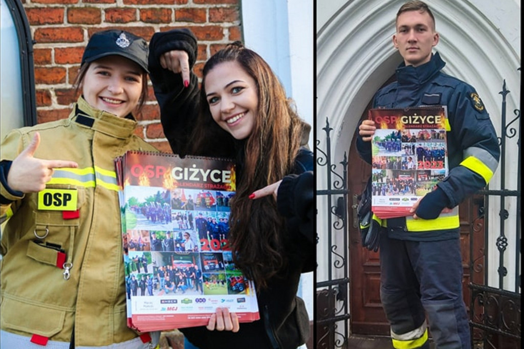 Sprzedaż kalendarza OSP Giżyce