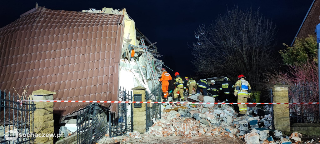 Eksplozja budynku pod Skierniewicami