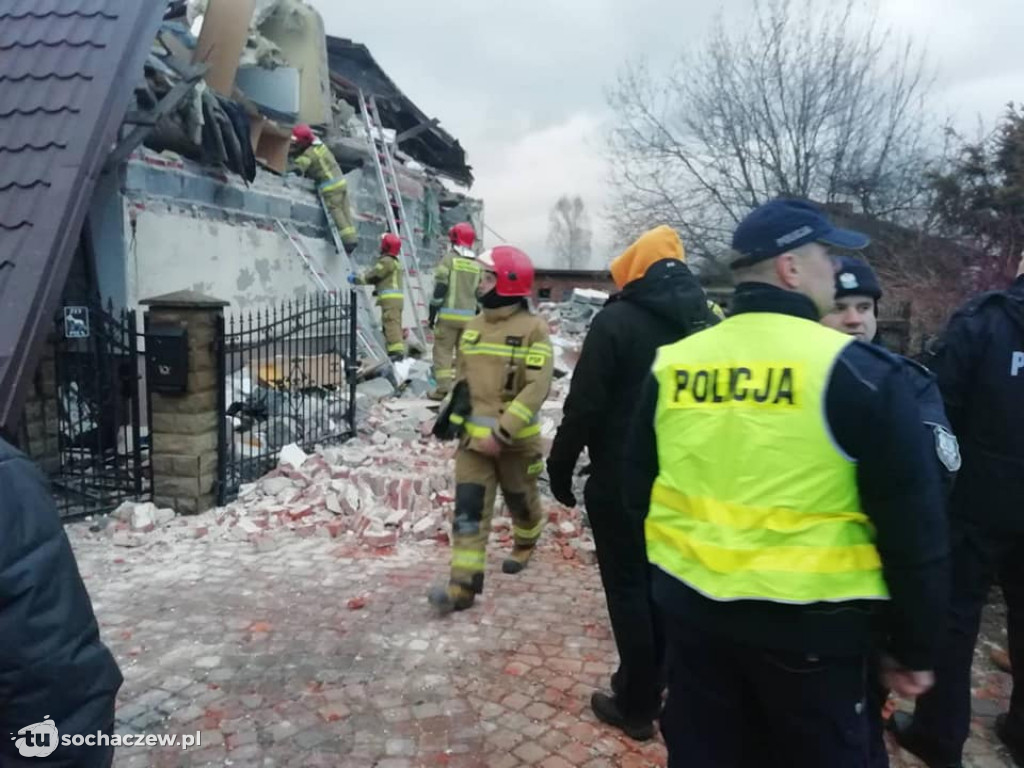 Eksplozja budynku pod Skierniewicami