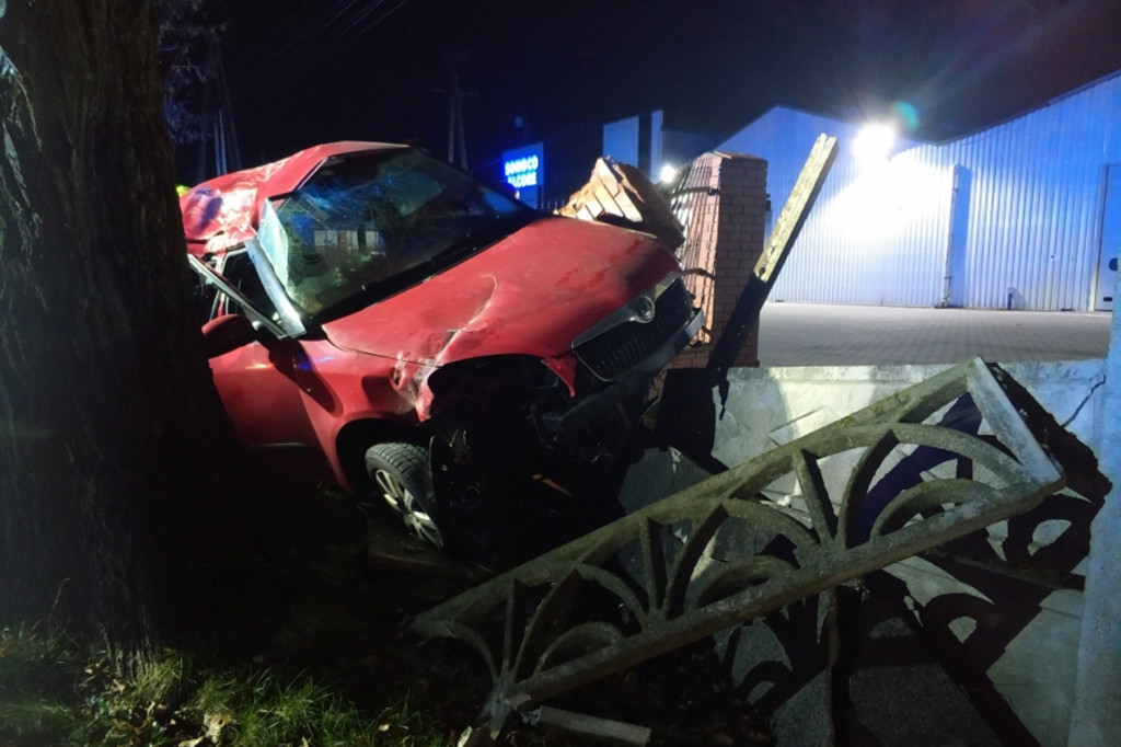 Wypadek drogowy w Feliksowie