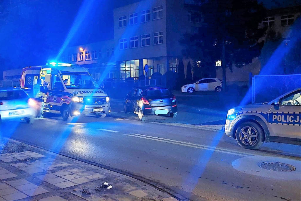 Poranne zderzenie aut na Staszica