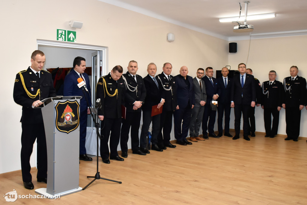 Pożegnanie komendanta PSP Sochaczew st. bryg. Piotra Piątkowskiego
