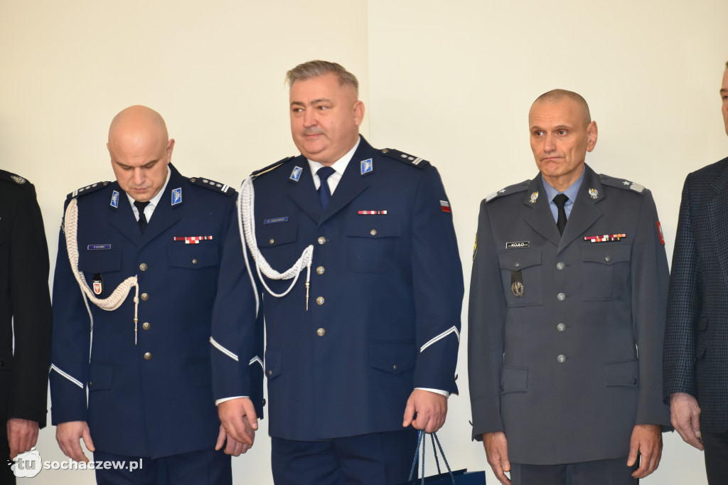 Pożegnanie komendanta PSP Sochaczew st. bryg. Piotra Piątkowskiego