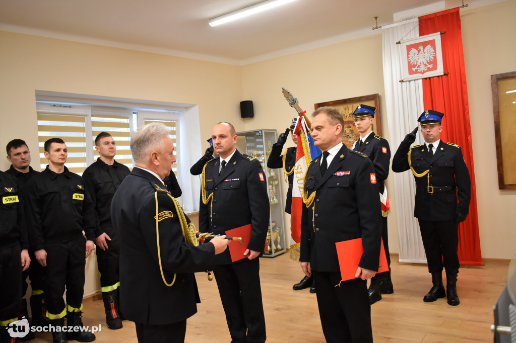 Pożegnanie komendanta PSP Sochaczew st. bryg. Piotra Piątkowskiego