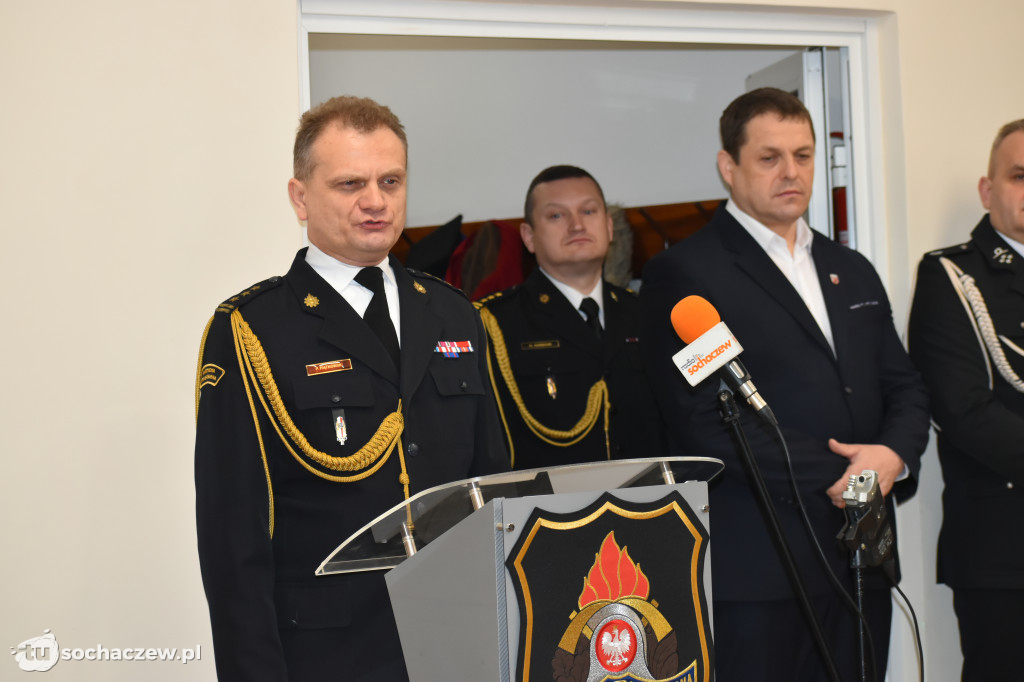 Pożegnanie komendanta PSP Sochaczew st. bryg. Piotra Piątkowskiego