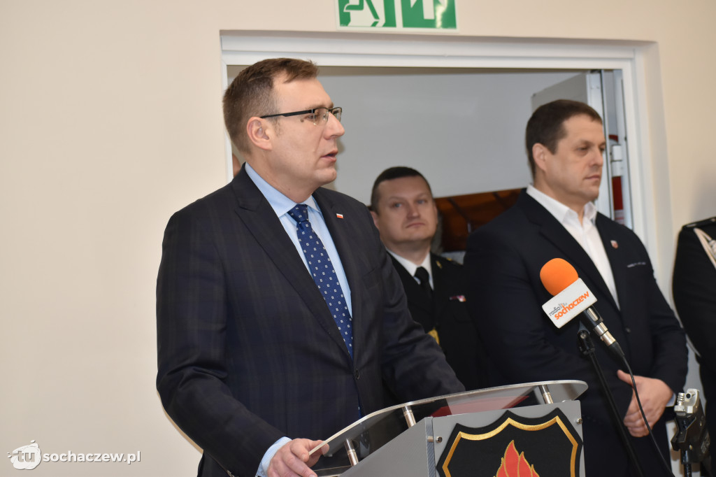 Pożegnanie komendanta PSP Sochaczew st. bryg. Piotra Piątkowskiego