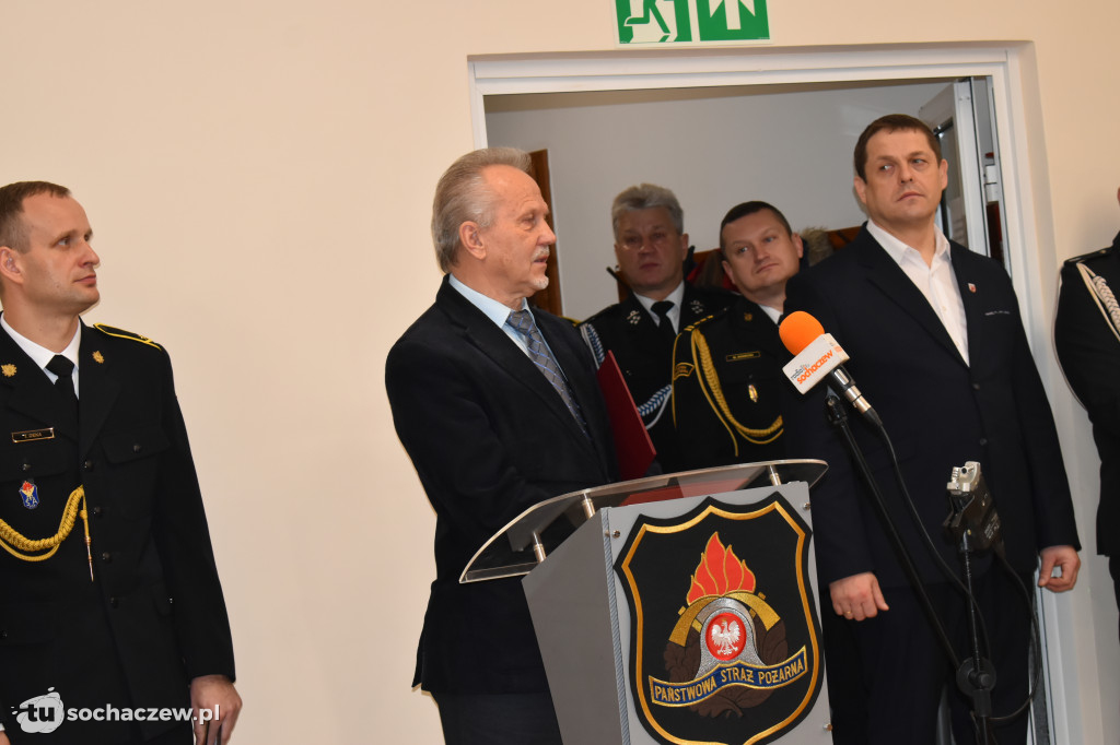 Pożegnanie komendanta PSP Sochaczew st. bryg. Piotra Piątkowskiego