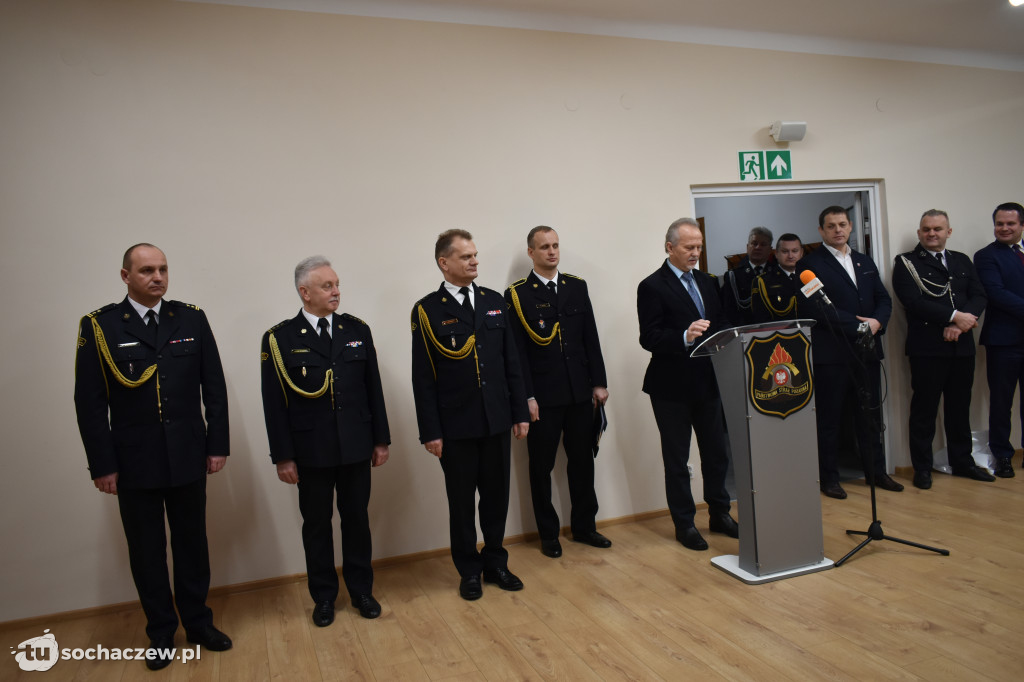 Pożegnanie komendanta PSP Sochaczew st. bryg. Piotra Piątkowskiego