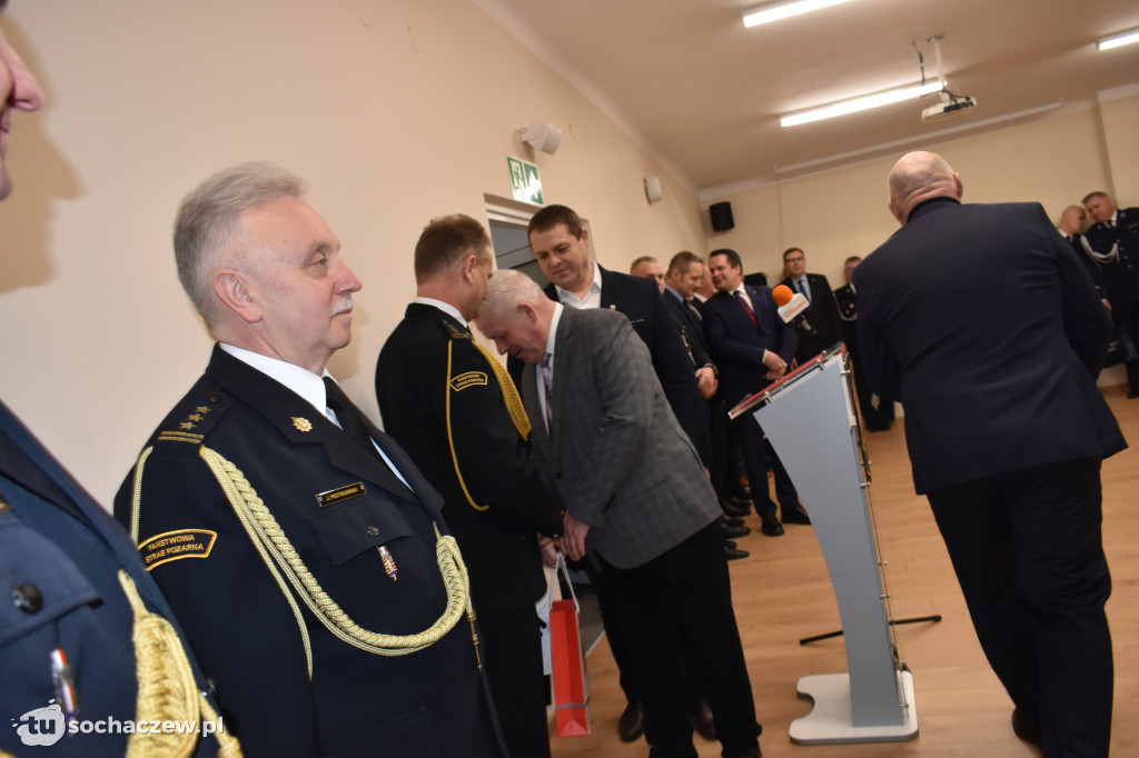 Pożegnanie komendanta PSP Sochaczew st. bryg. Piotra Piątkowskiego