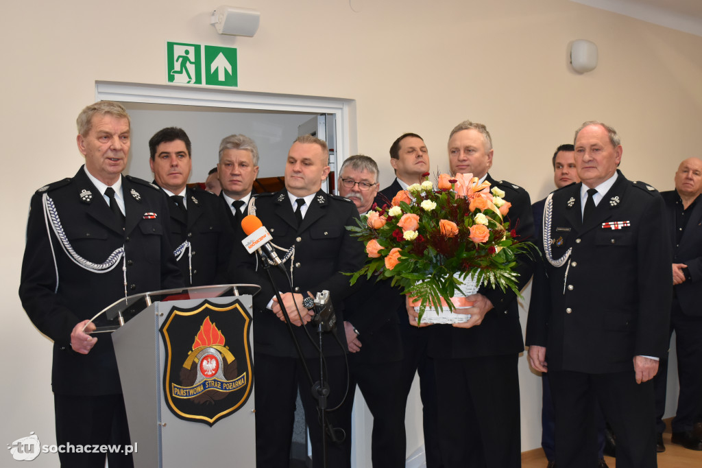 Pożegnanie komendanta PSP Sochaczew st. bryg. Piotra Piątkowskiego