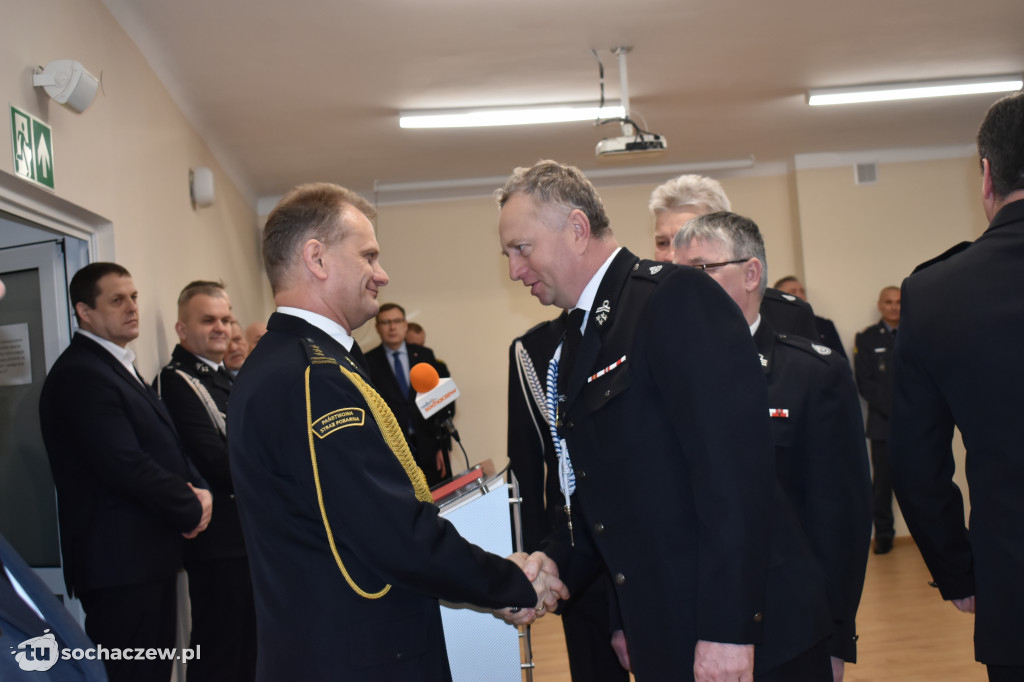 Pożegnanie komendanta PSP Sochaczew st. bryg. Piotra Piątkowskiego