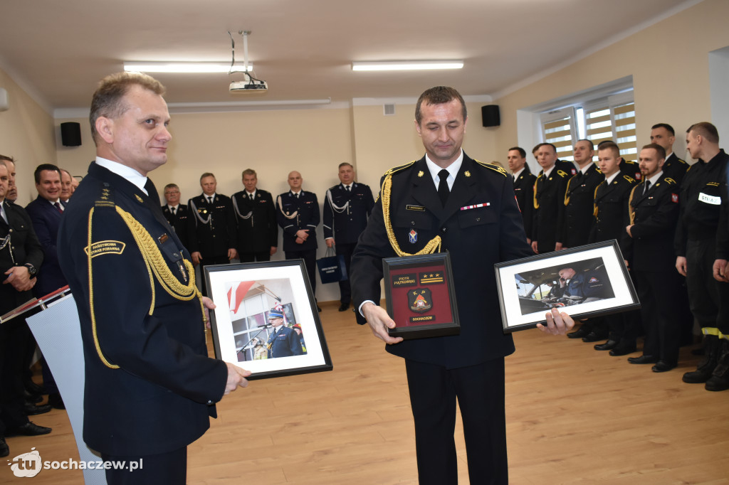 Pożegnanie komendanta PSP Sochaczew st. bryg. Piotra Piątkowskiego