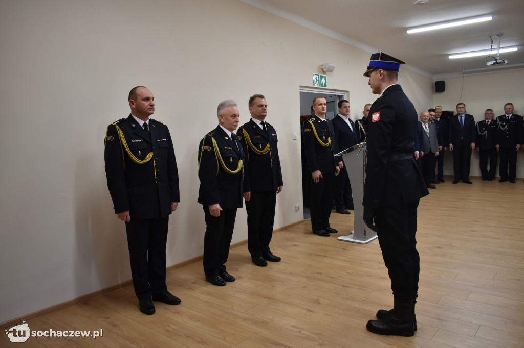 Pożegnanie komendanta PSP Sochaczew st. bryg. Piotra Piątkowskiego
