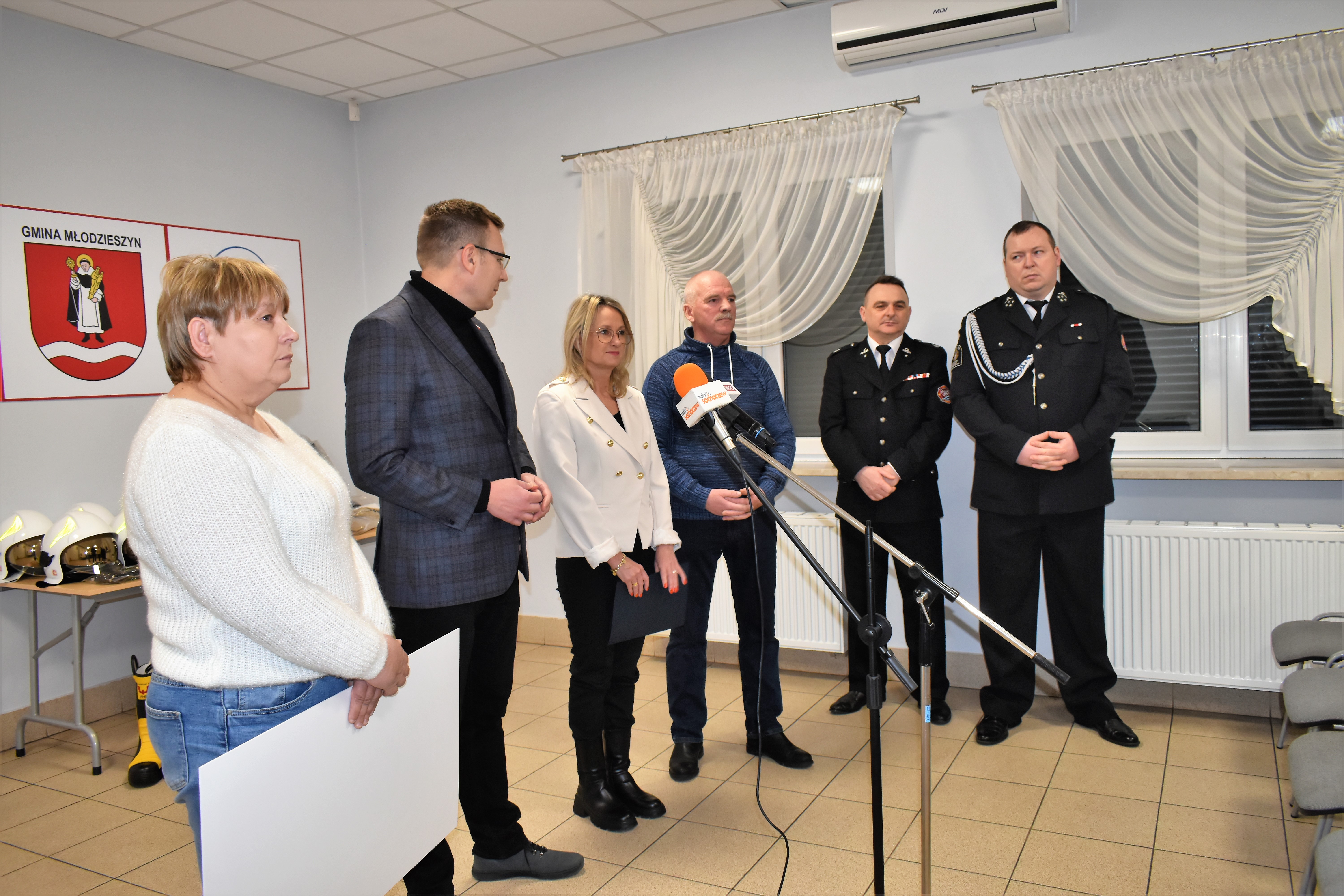 OSP Jasieniec i OSP Kamion z promesami na nowe wozy