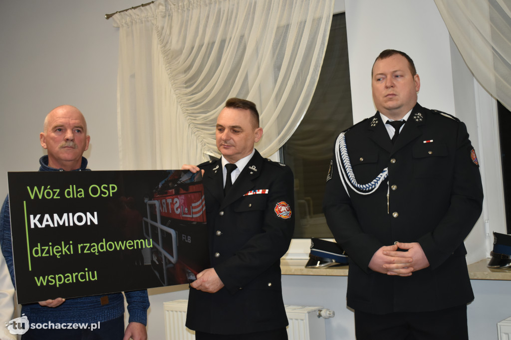 OSP Jasieniec i OSP Kamion z promesami na nowe wozy