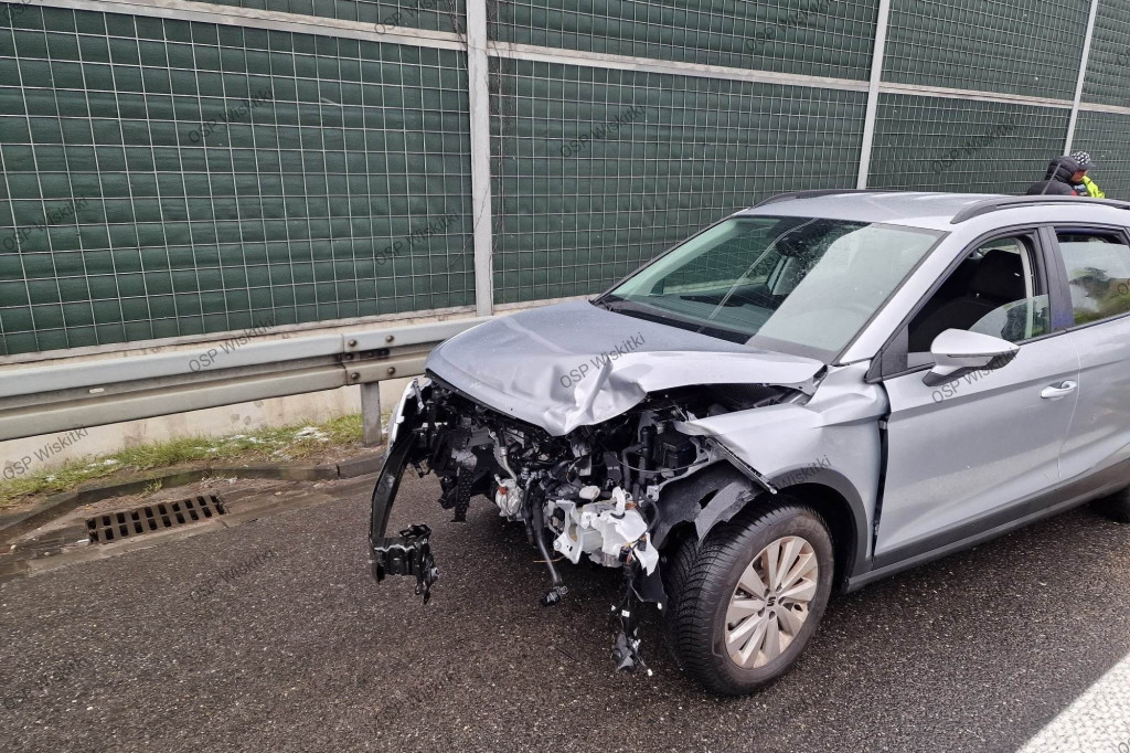 Wypadek na autostradzie A2