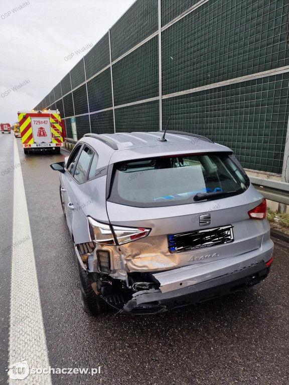Wypadek na autostradzie A2