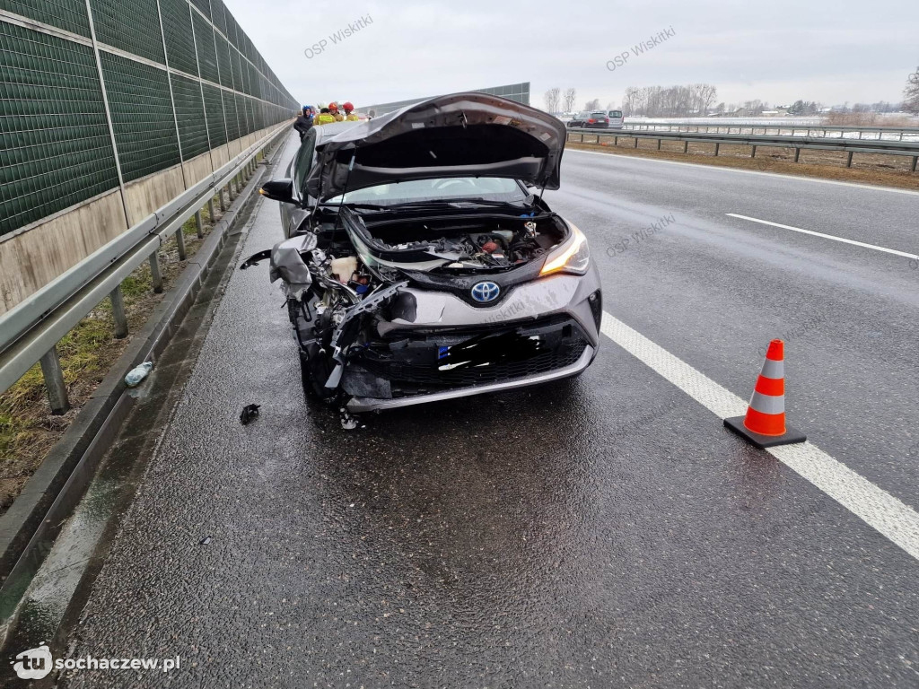 Wypadek na autostradzie A2