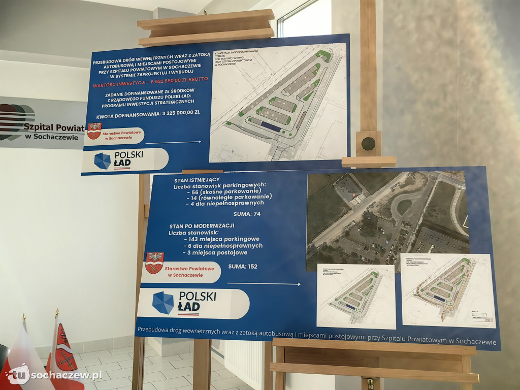 Umowa na rozbudowę parkingu przy szpitalu podpisana