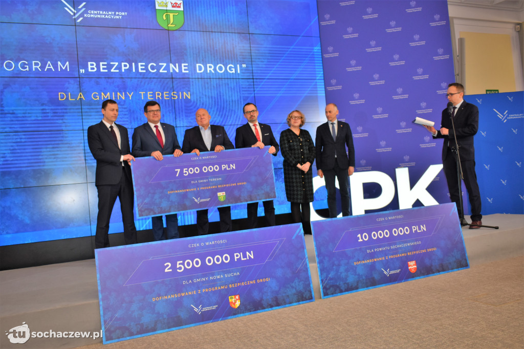 Bezpieczne drogi w ramach CPK: podpisanie umów