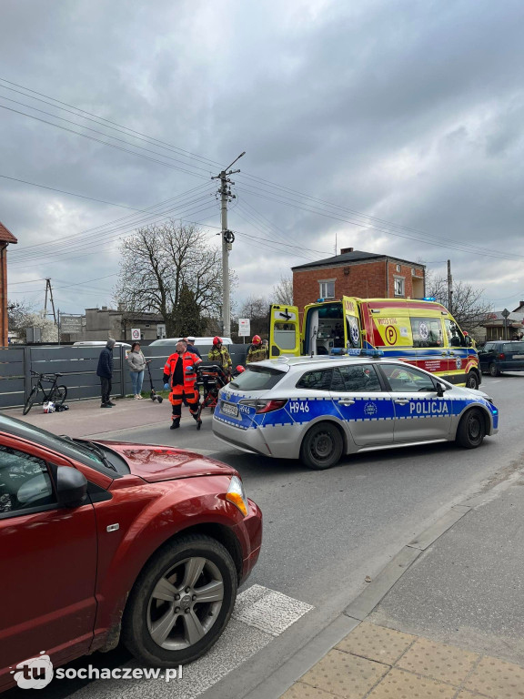 Wypadek na 15. Sierpnia z udziałem motocyklisty