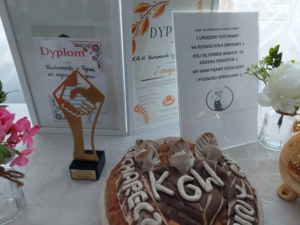 Pierwsze urodziny KGW Kuchareczki z gminy Rybno