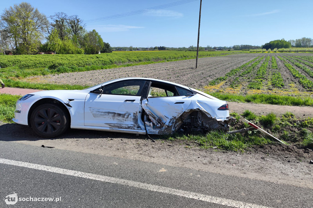 Wypadek na DK 50 w Żdżarowie
