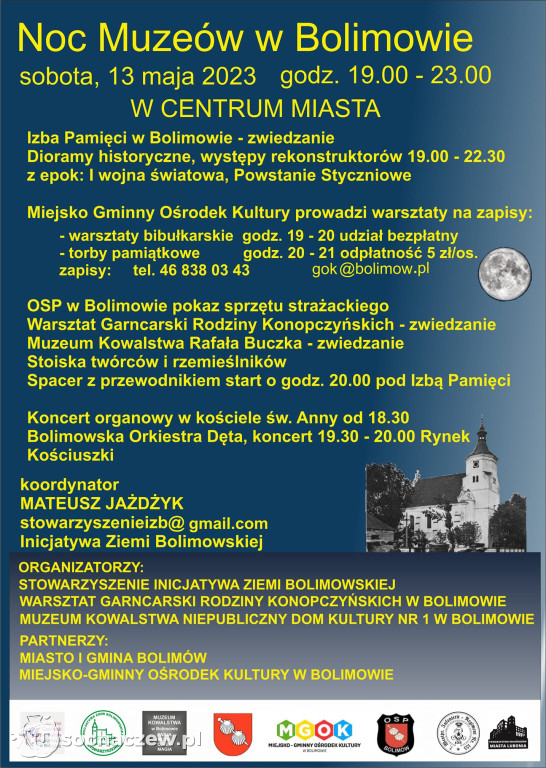 Noc Muzeów 2023 w okolicy