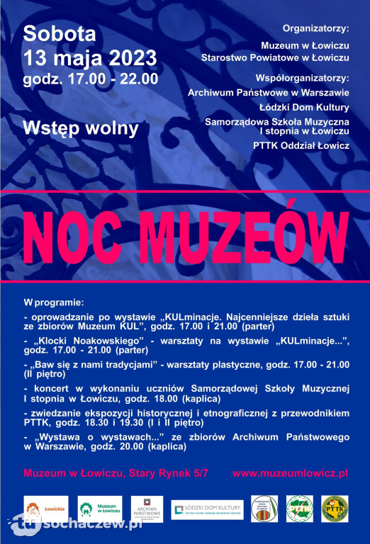 Noc Muzeów 2023 w okolicy