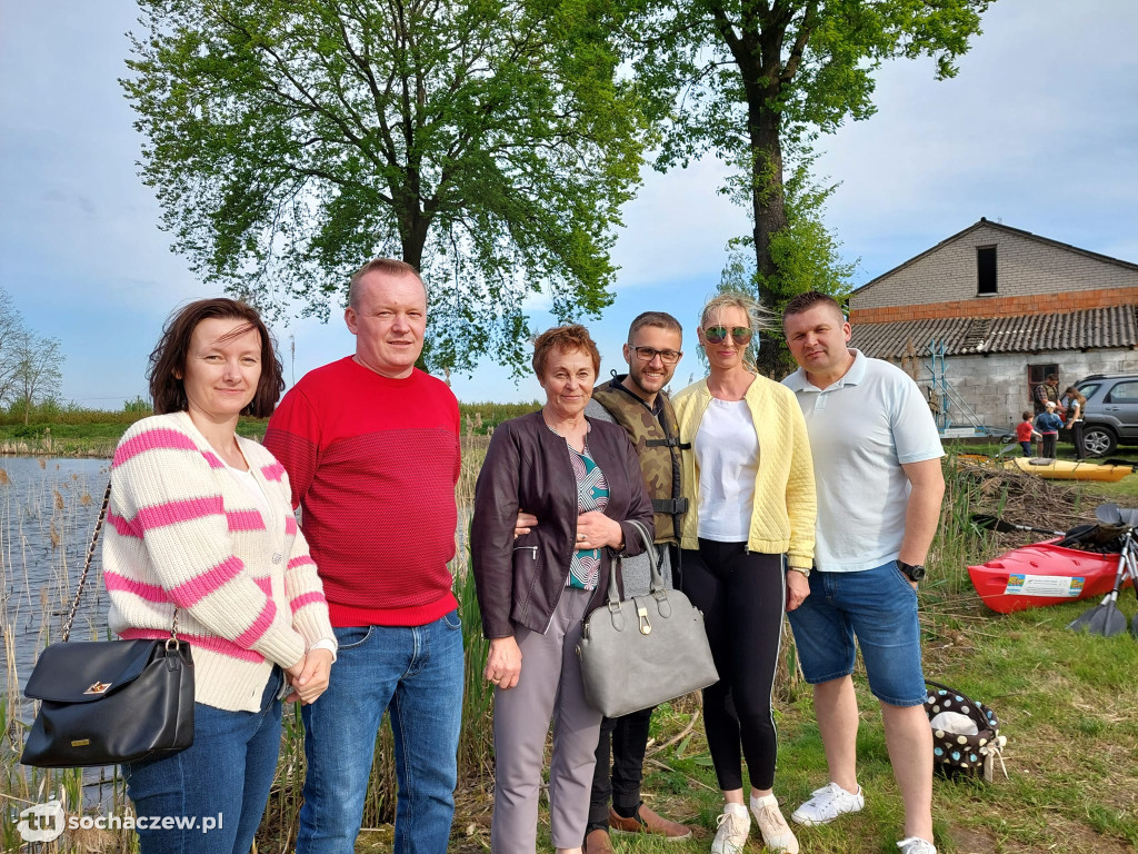 Udany piknik kajakowy w gminie Rybno