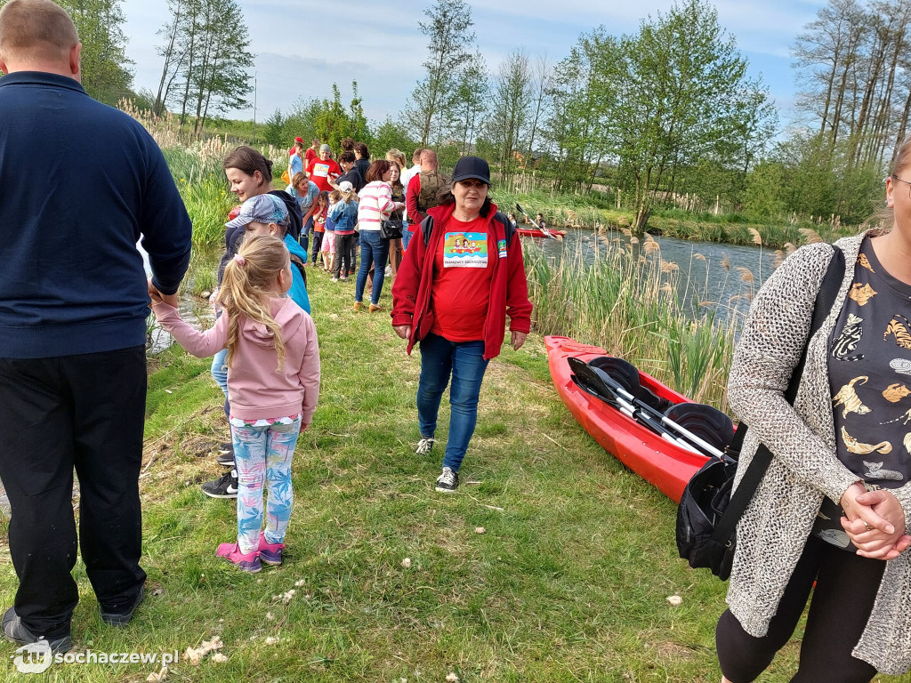 Udany piknik kajakowy w gminie Rybno