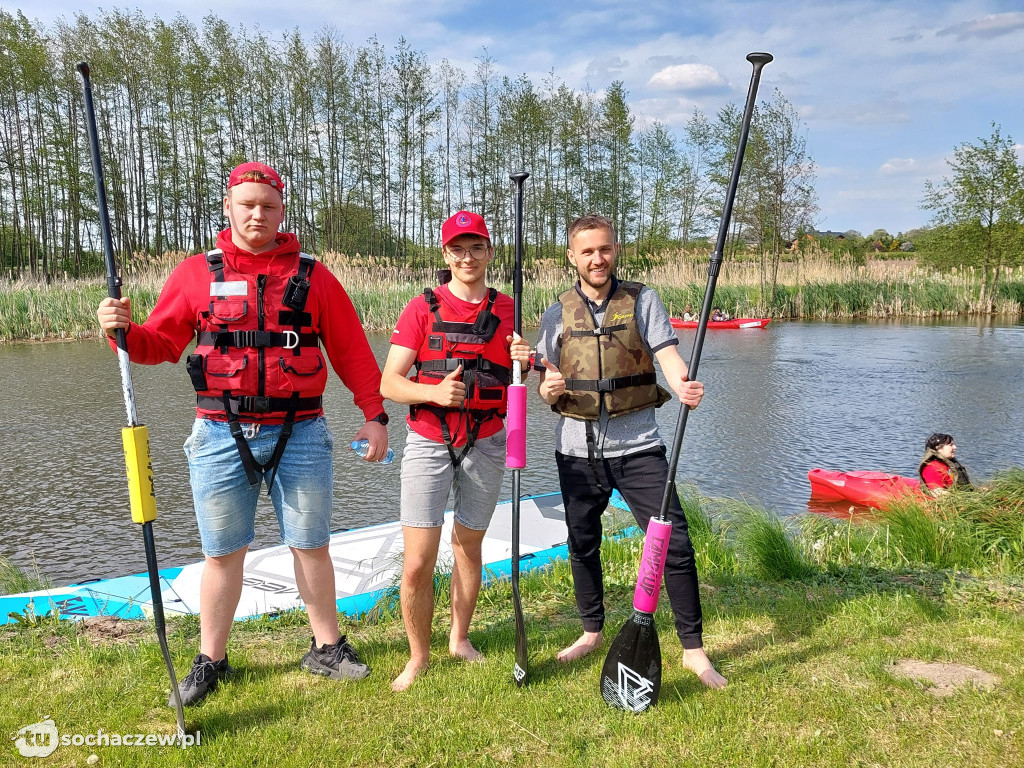 Udany piknik kajakowy w gminie Rybno