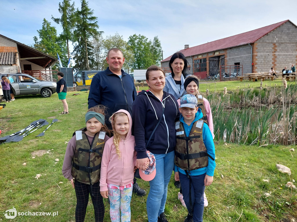 Udany piknik kajakowy w gminie Rybno