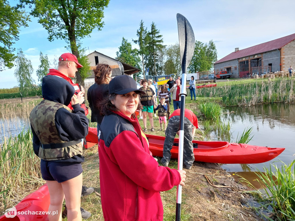 Udany piknik kajakowy w gminie Rybno