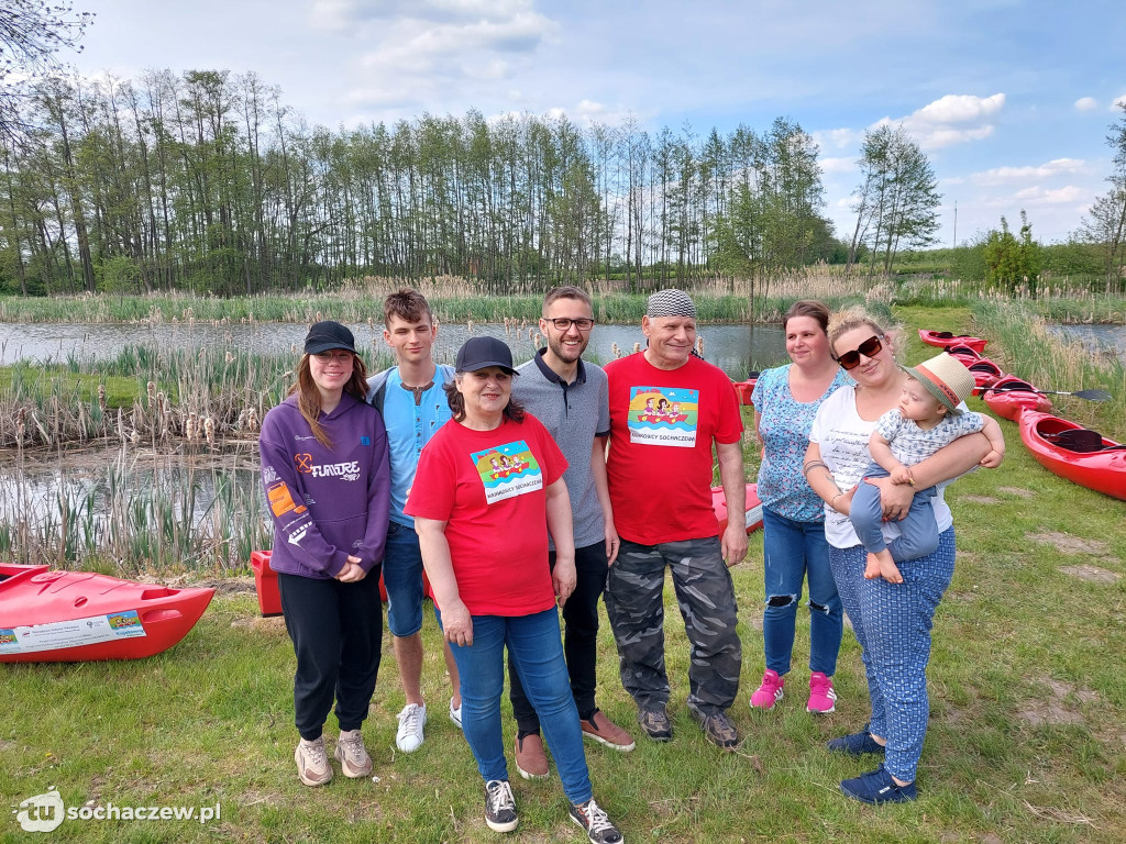 Udany piknik kajakowy w gminie Rybno