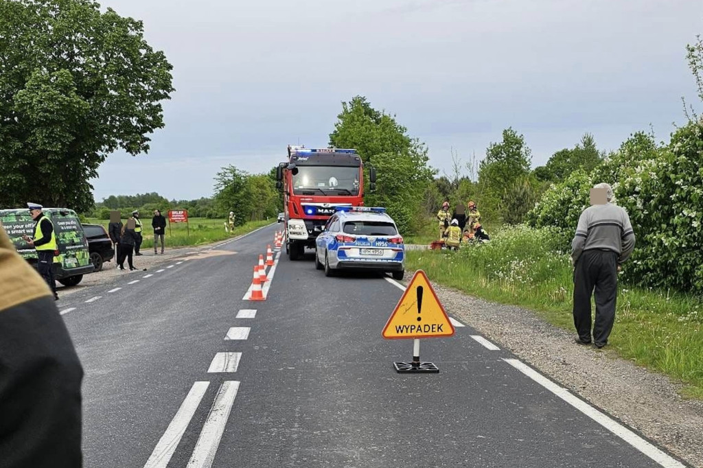 Wypadek w Śladowie