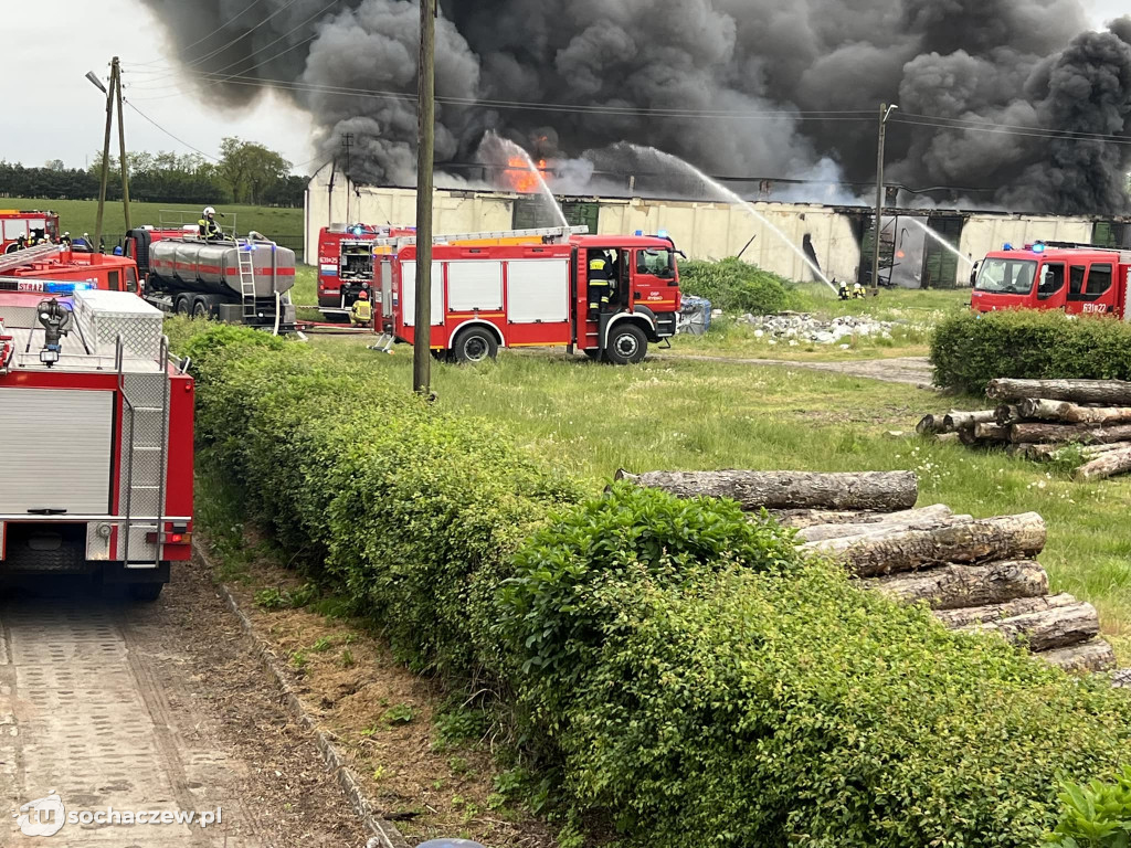 Pożar w Żdżarowie, nowe zdjęcia