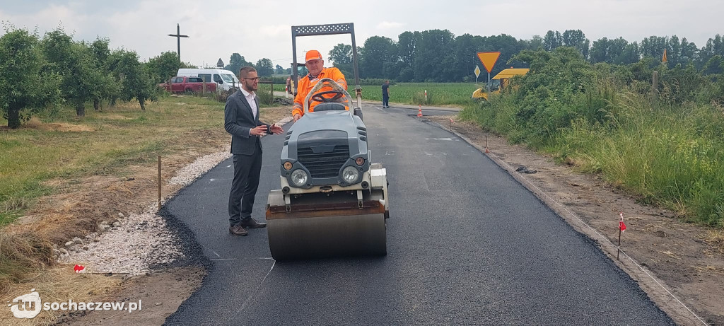 Przebudowa ulicy Parkowej w Rybnie trwa