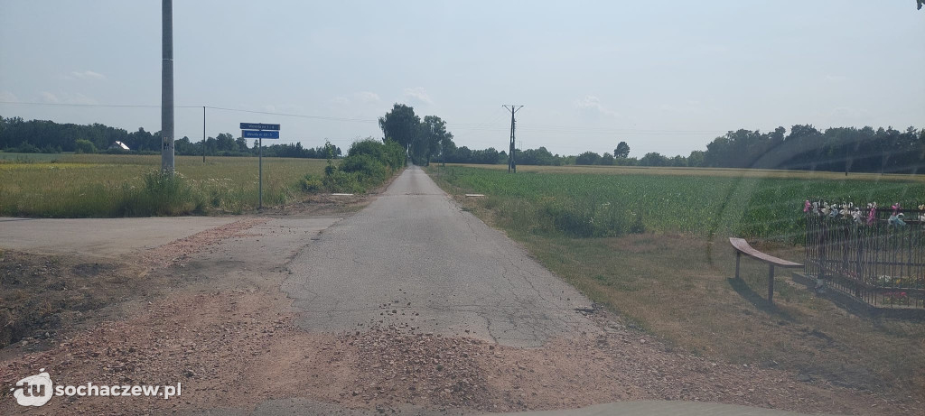 Przebudowa drogi Szwarocin - Wesoła