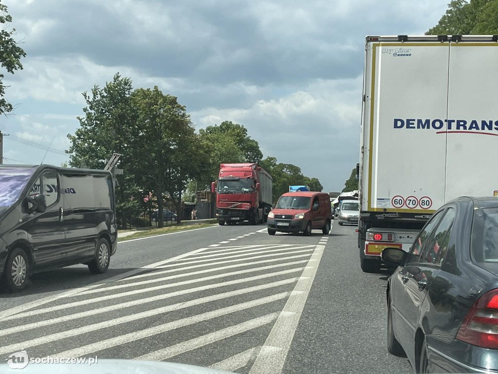Zdarzenie drogowe na DK 92
