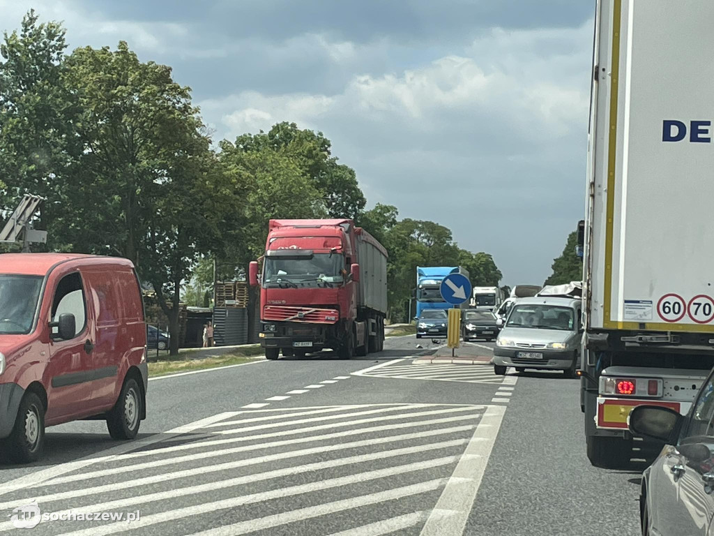Zdarzenie drogowe na DK 92