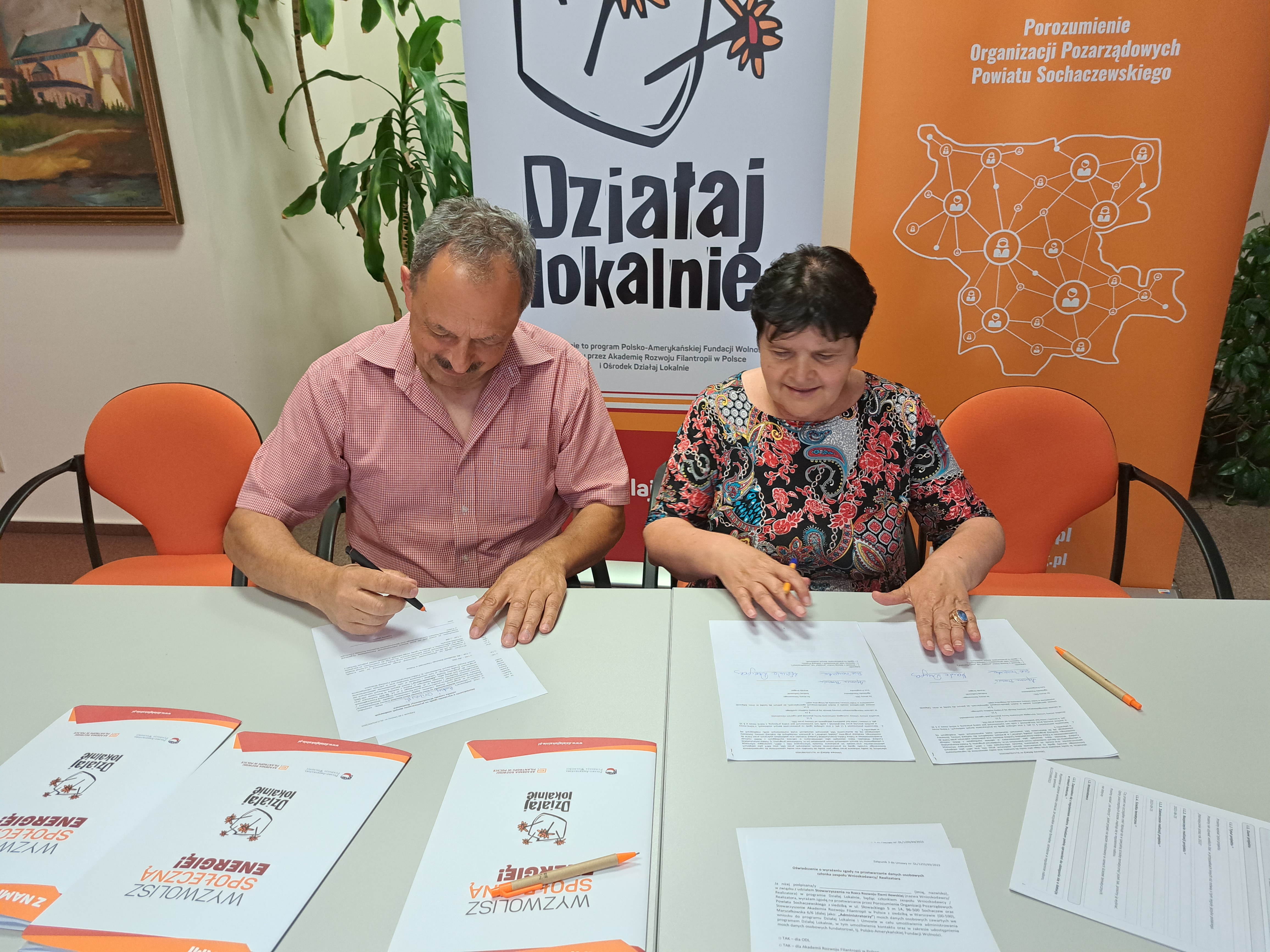 Działaj Lokalnie 2023, podpisanie umów