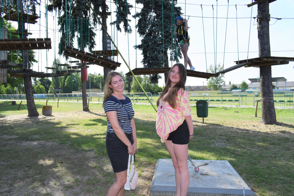 Park linowy w Chodakowie czynny codziennie
