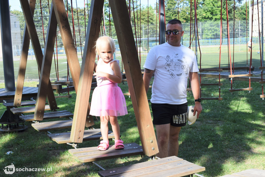 Park linowy w Chodakowie czynny codziennie