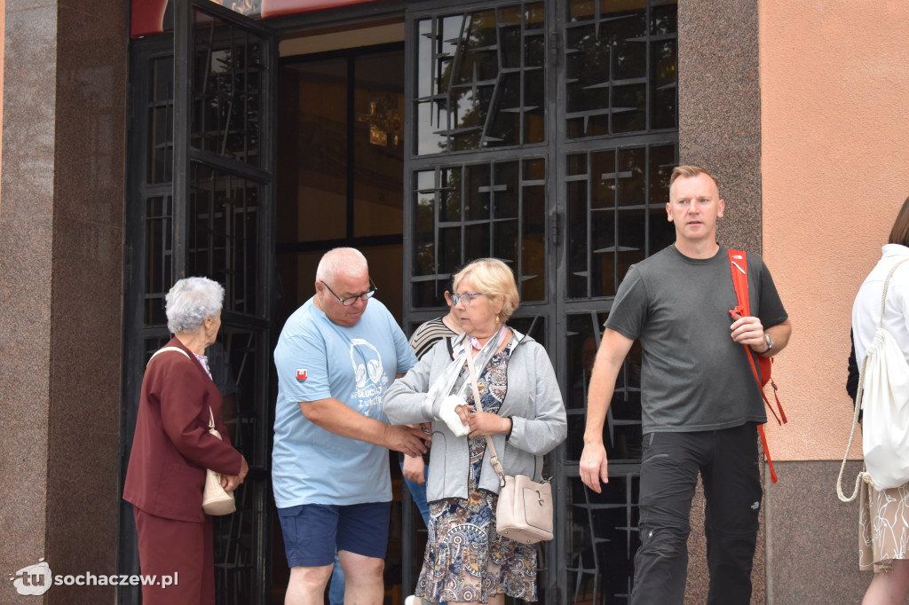 Pielgrzymkowa Grupa Błękitna w drodze na Jasną Górę