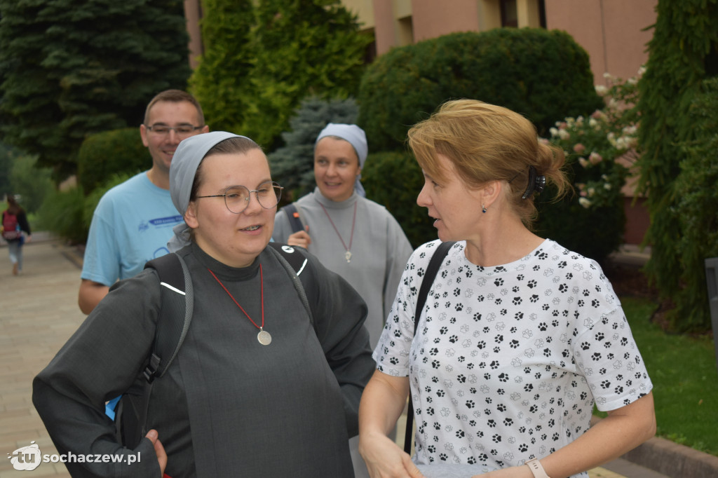 Pielgrzymkowa Grupa Błękitna w drodze na Jasną Górę