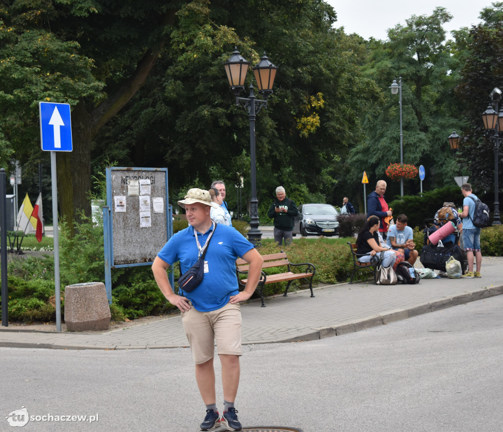 Pielgrzymkowa Grupa Błękitna w drodze na Jasną Górę