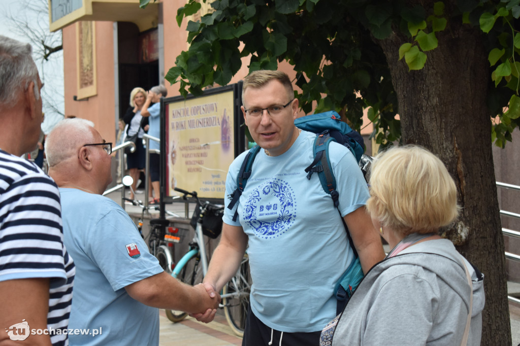 Pielgrzymkowa Grupa Błękitna w drodze na Jasną Górę