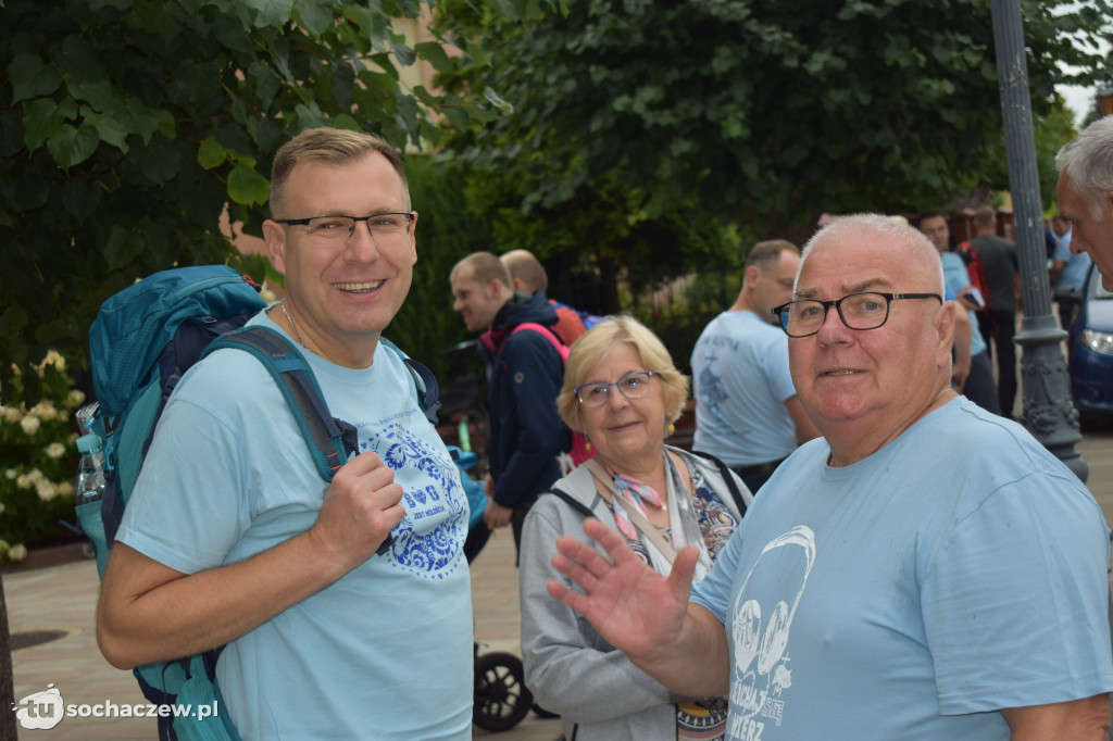Pielgrzymkowa Grupa Błękitna w drodze na Jasną Górę