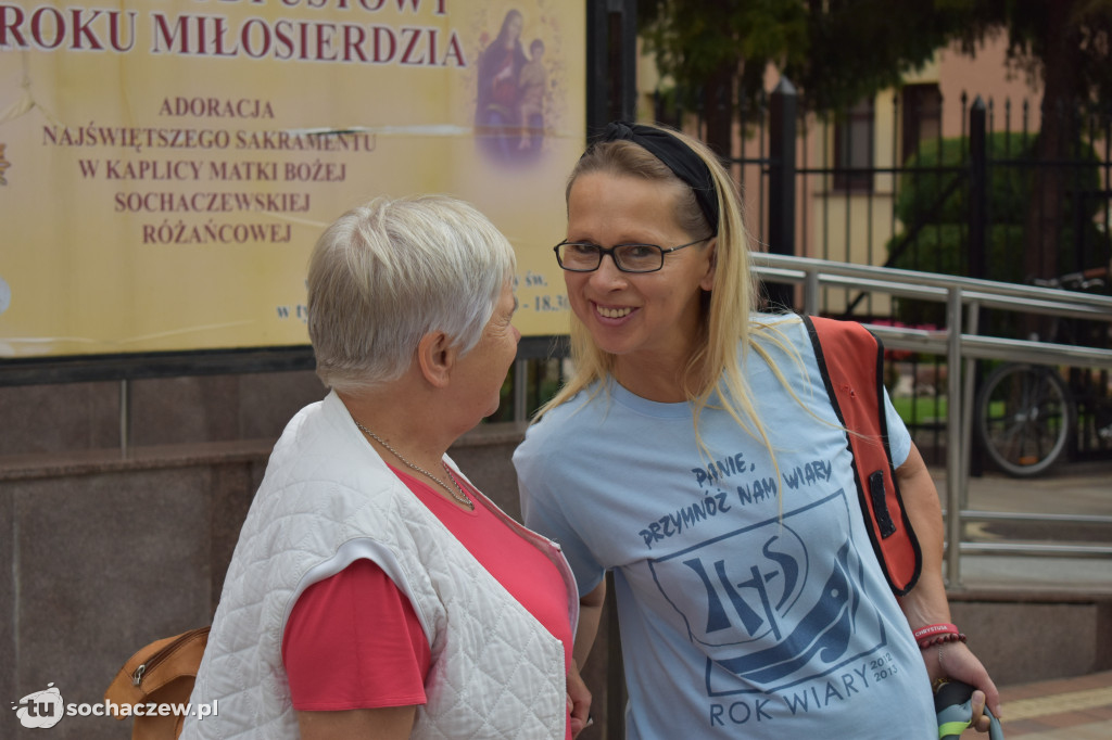Pielgrzymkowa Grupa Błękitna w drodze na Jasną Górę